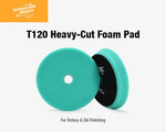ShineMate T120 DA Green Heavy-Cut Foam Pad, Flat 5/6" - Planet Car Care