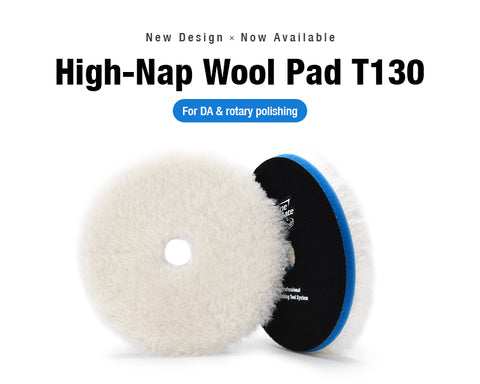 ShineMate T130 High-Nap Wool Pad, 3"