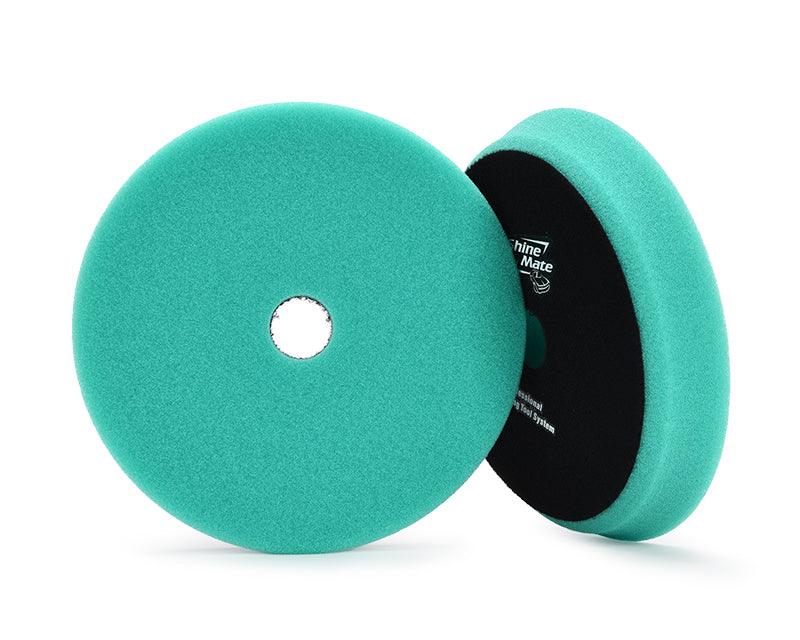 ShineMate T120 DA Green Heavy-Cut Foam Pad, Flat, 6/7" - Planet Car Care