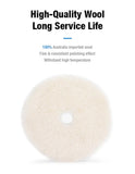 ShineMate T130 High-Nap Wool Pad, 3" - Planet Car Care