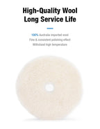 ShineMate T130 High-Nap Wool Pad, 5" - Planet Car Care