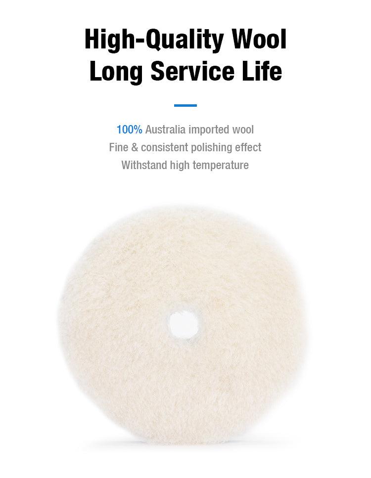 ShineMate T130 High-Nap Wool Pad, 5" - Planet Car Care