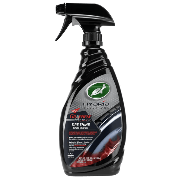 Turtle Wax Hybrid Solutions Graphene Acrylic Tire Shine Spray Coating, 680ml - Planet Car Care