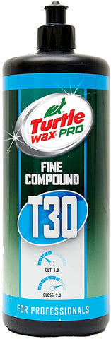 Turtle Wax Pro T30 Fine Car Polish Compound, 1L