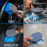 Chemical Guys Big Blue Stiffy Heavy Duty Tire Brush - Planet Car Care