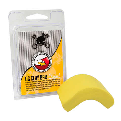 Chemical Guys OG Light/Medium Duty Clay Bar, Yellow, 100g - Planet Car Care