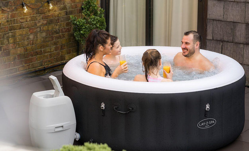 Bestway Lay-Z-Spa® Miami AirJet™ Hot Jacuzzi Spa, Dia 71" x Depth 26" - Planet Car Care