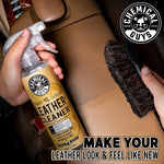 Chemical Guys Leather Cleaner, Colorless & Odorless Super Cleaner, 473ml - Planet Car Care