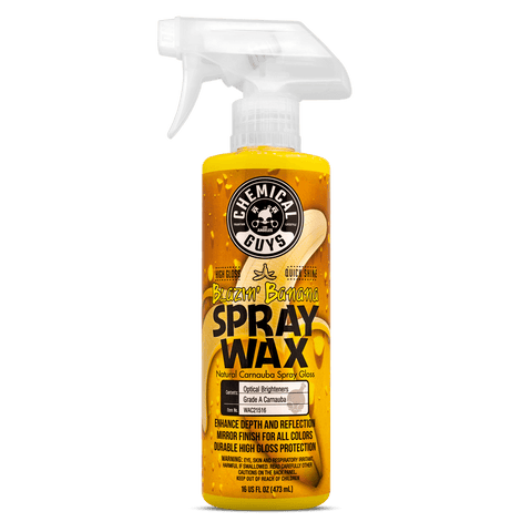 Chemical Guys Blazin Banana Natural Carnauba Spray Wax, 473ml