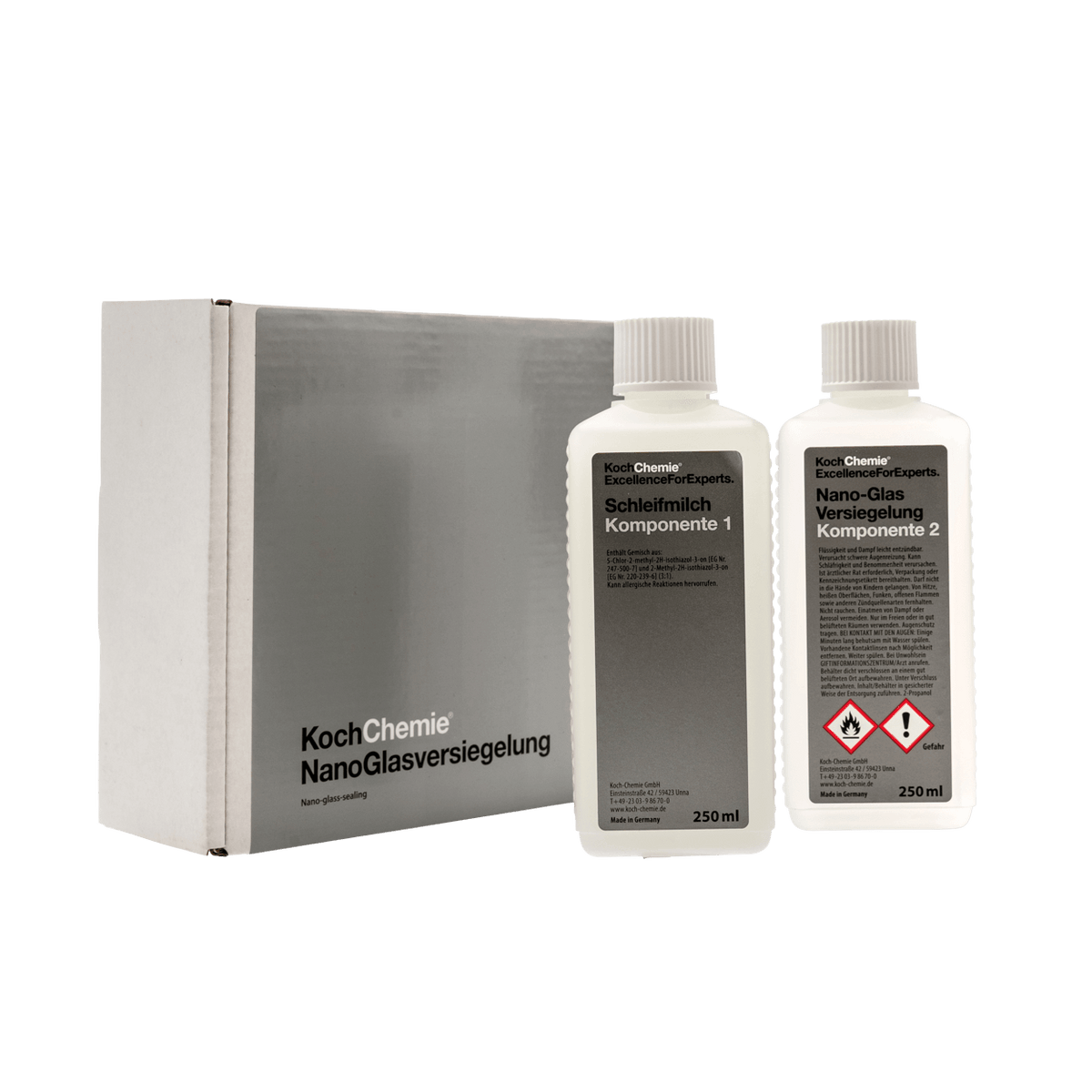 Koch Chemie Glass Sealant, Nano Glasversiegelung, 250ml + 250ml kit - Planet Car Care
