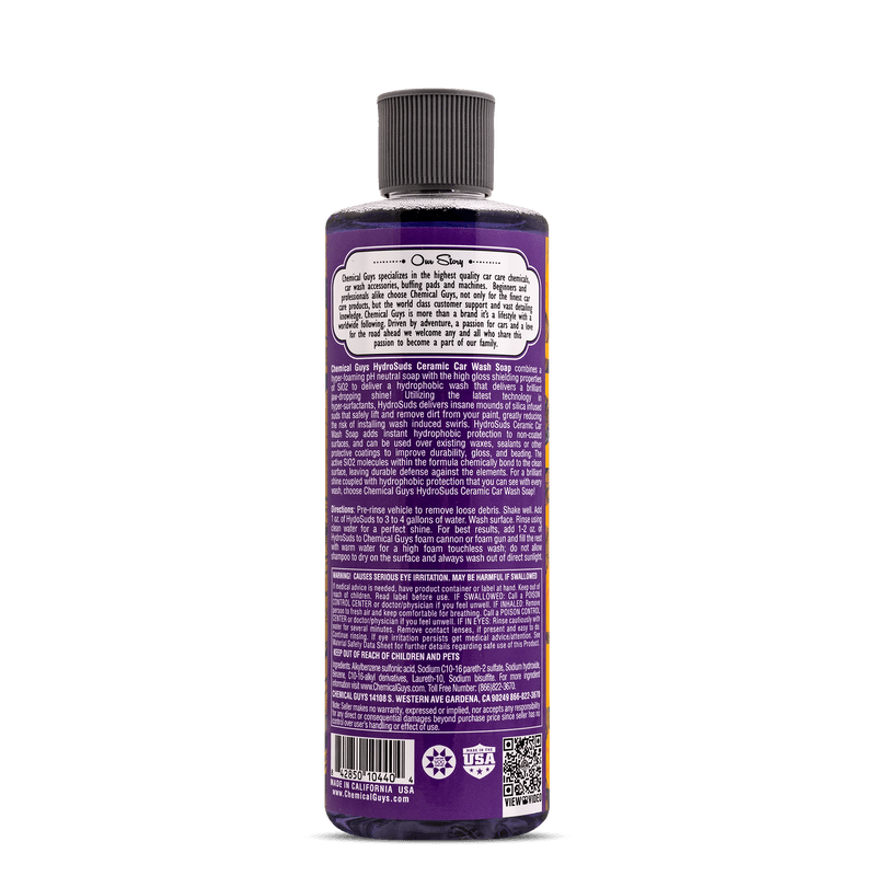 Chemical Guys Hydrosuds Ceramic Car Wash Soap, 473ml - Planet Car Care