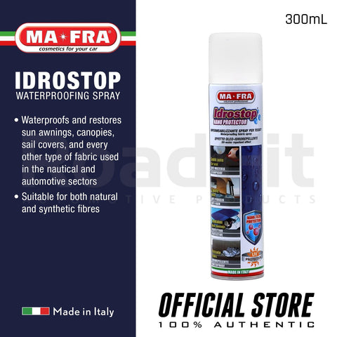 MA-FRA Idrostop Nano Protector Waterproofing Fabric Spray, waterproof &  restore! 