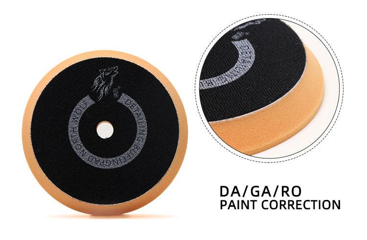 North Wolf Rotary Orange Polishing Foam Pad, 6" - Planet Car Care