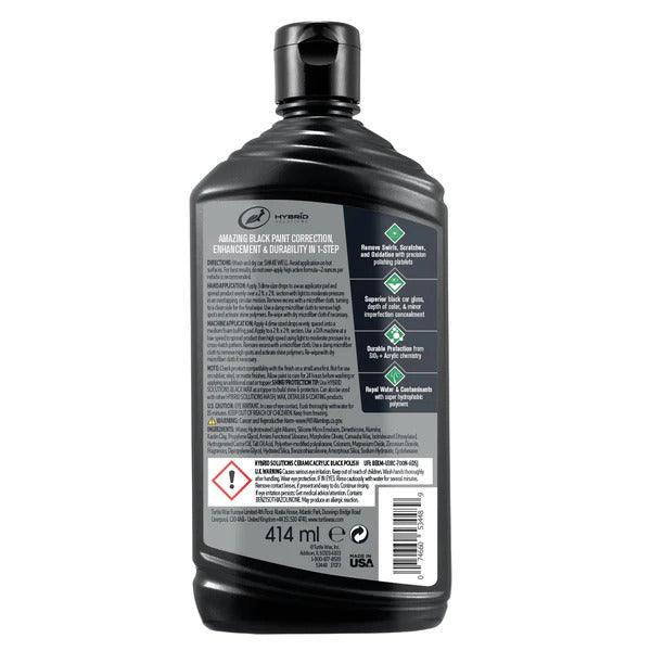 Turtle Wax Hybrid Solutions Ceramic Acrylic Black Polish, 500ml - Planet Car Care