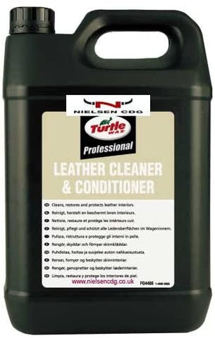 Turtle Wax Pro Car Leather Cleaner & Conditioner, 5L