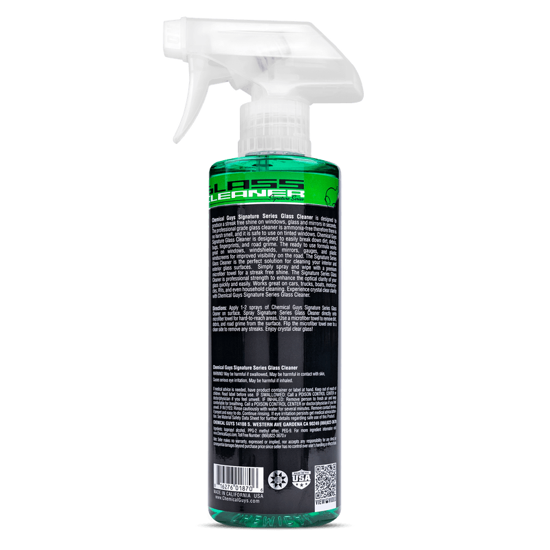 Chemical Guys Signature Series Glass Cleaner ammonia Free Spray, 473ml - Planet Car Care