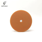 North Wolf Rotary Orange Polishing Foam Pad, 6" - Planet Car Care