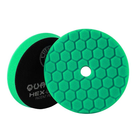 Chemical Guys Green Hex-Logic Quantum Heavy Polishing Pad, 6.5"