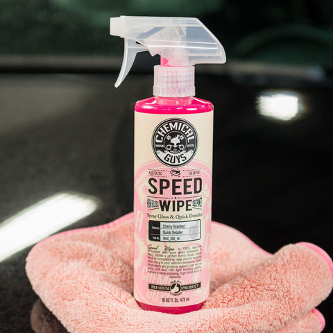 Chemical Guys Speed Wipe Quick Detailer & High Shine Spray Gloss, 473m –  Planet Car Care