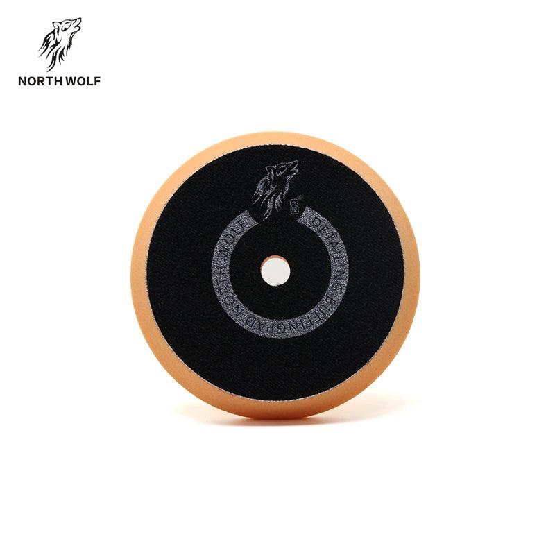 North Wolf Rotary Orange Polishing Foam Pad, 6" - Planet Car Care