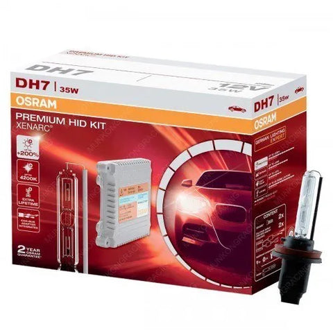 Osram H1 HID Kit Xenarc Headlight Bulb, Xenon, 35W, 4200K/6000K, Pair