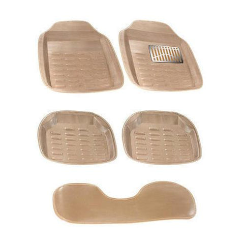 PCC 3D Car Floor Mats, Beige, Amaze