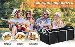 PCC Car Trunk Organizer, 3 Compartments Collapsible