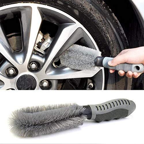 AutoKraftZ Car Wheel Tyre Rim Cleaning Hub Brush, Tyre Brush, Cleaning  Brush