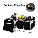 PCC Car Trunk Organizer, 3 Compartments Collapsible