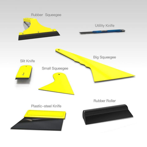 PROTINT Window Vinyl Film Wrap Application Tools Kit, 7pc - Planet Car Care
