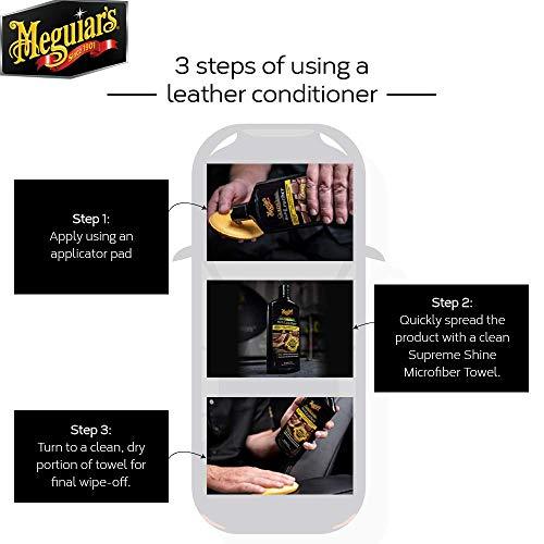 Leather Cleaner and Conditioner Meguiar's Gold Class Rich Leather, 414ml -  G17914 - Pro Detailing