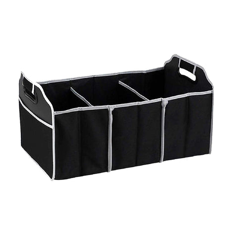 PCC Car Trunk Organizer, 3 Compartments Collapsible