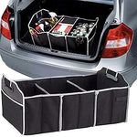 PCC Car Trunk Organizer, 3 Compartments Collapsible