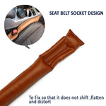 PCC Car Seat Gap Filler, Set of 2, Tan Brown