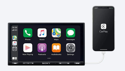 SONY XAV-AX5500 17.6-cm (6.95) Bluetooth Media Receiver with WebLink Cast