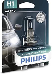 PHILIPS H1 X-tremeVision Pro150 Headlight Bulb, 55W, 3500K