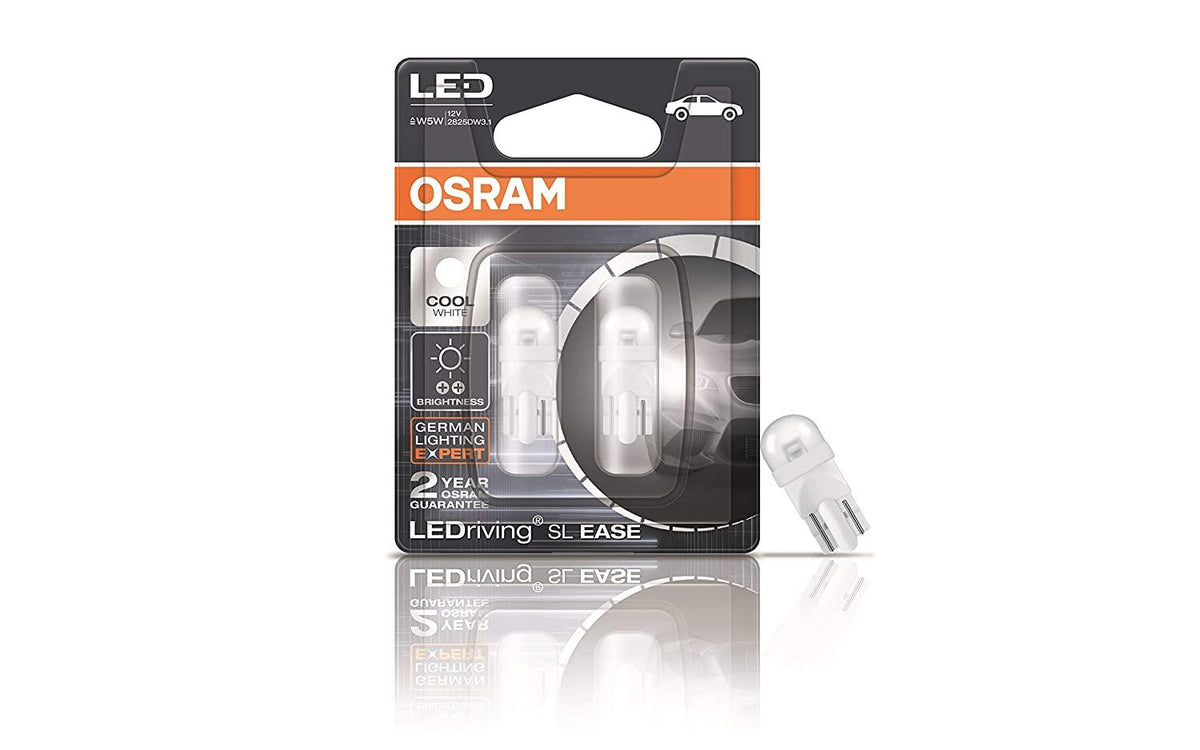 OSRAM LED T10 Parking Lamps, 6000K, Cool White, Pair - Planet Car Care