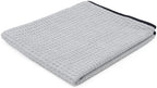 PCC Waffle Weave Top-Notch Car Drying Towel, 100x70cm, Grey - Planet Car Care