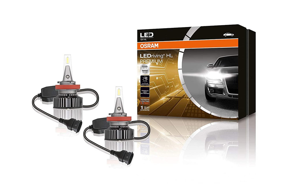 OSRAM H8/H11/H16 LED Headlight Bulb, 25W, 6000K, Pair – Planet Car