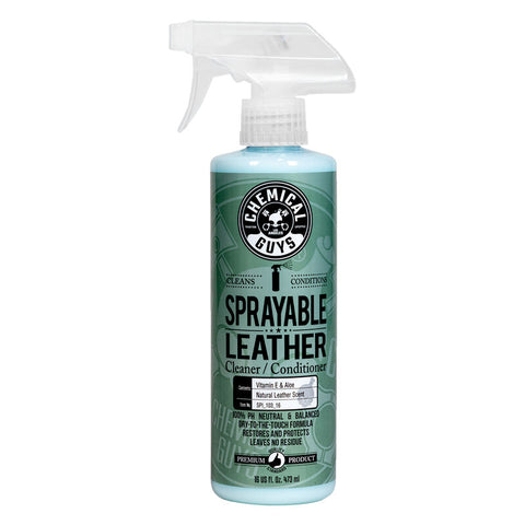 Chemical Guys Sprayable Leather Cleaner & Conditioner, 473ml