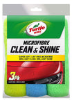 Turtle Wax Microfiber Clean and Shine, 3 Pk - Planet Car Care