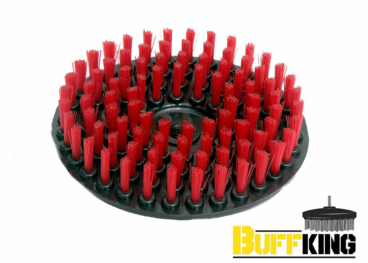 Buffking Drill Brush, Medium Bristle, M14, 7" - Planet Car Care