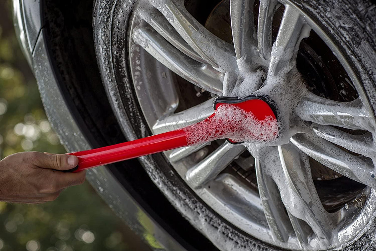 PCC Long Handle Fender Alloy Brush - Planet Car Care