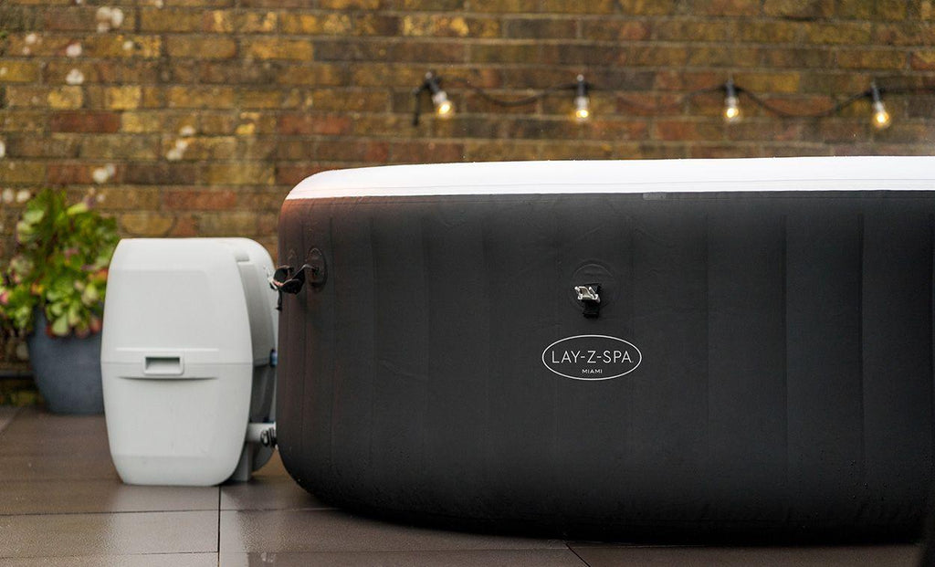 Bestway Lay-Z-Spa® Miami AirJet™ Hot Jacuzzi Spa, Dia 71" x Depth 26 ...