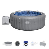Bestway Lay-Z-Spa® Santorini HydroJet Pro™ Hot Jacuzzi Spa, Dia 85" x Depth 31.5" - Planet Car Care