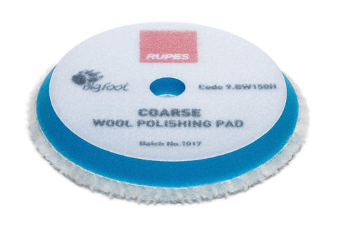 RUPES 9.BW150H Coarse Wool Polishing Pad, 130/145 mm, 5"