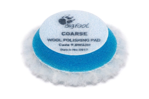 RUPES 9.BW40H Coarse Wool Polishing Pad, 30/45 mm, 1", Set of 4