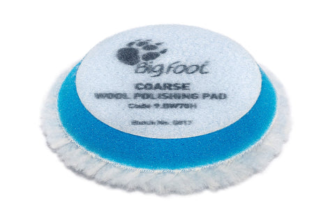 RUPES 9.BW70H Coarse Wool Polishing Pad, 50/65 mm, 2", Set of 4