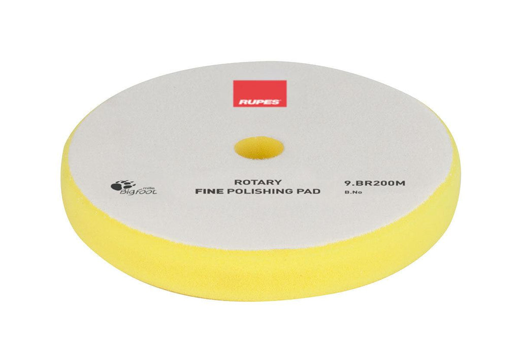 RUPES 9.BR200M Rotary Fine Polishing Foam Pad, 175/180 mm, 7" - Planet Car Care