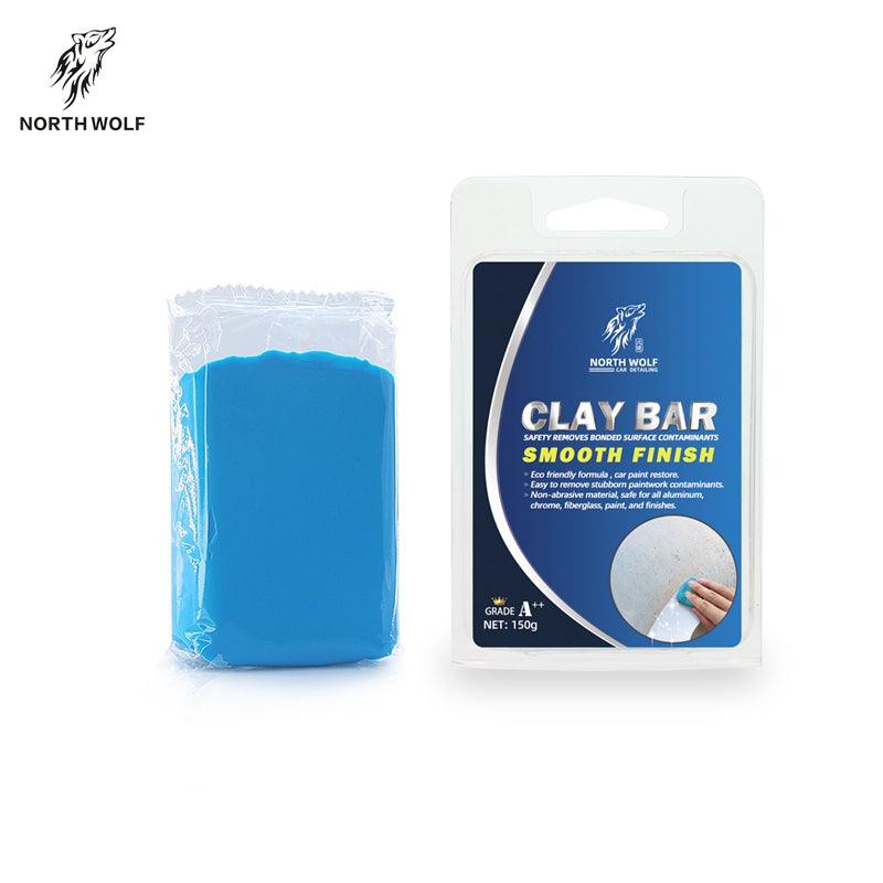 North Wolf Clay Bar Smooth Finish A Grade Blue, 100g - Planet Car Care